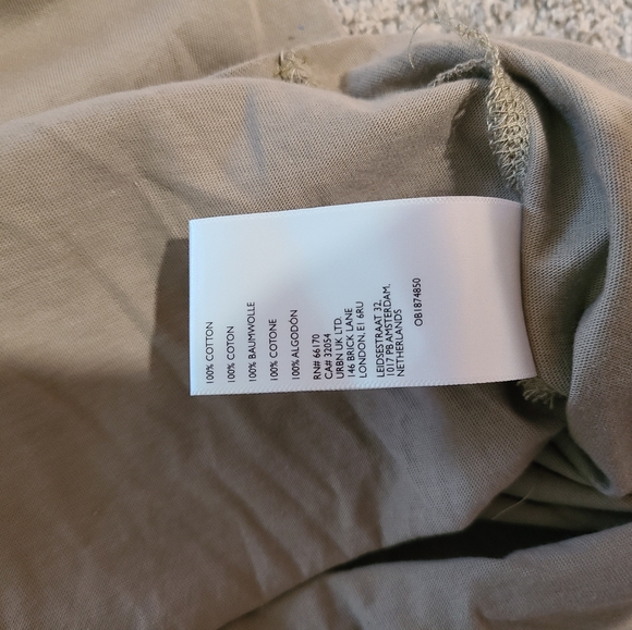 NWT Free People Beach Dallas Tunic Ground Coriander Size L - Picture 7 of 7